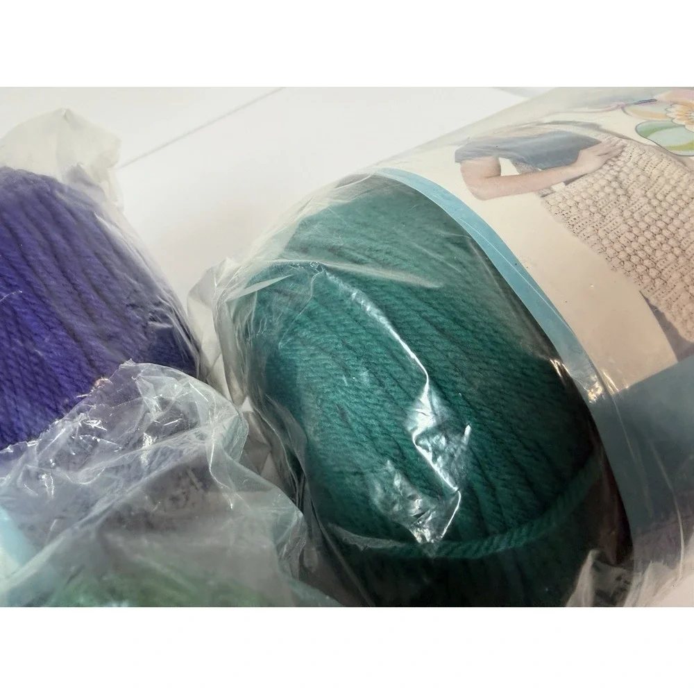 Crafter's Secret‎ Big Idea Acrylic Yarn 3 Skeins New 16oz Each